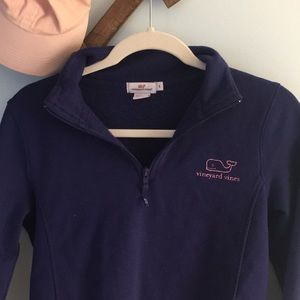 Navy Vineyard Vines Quarter Zip